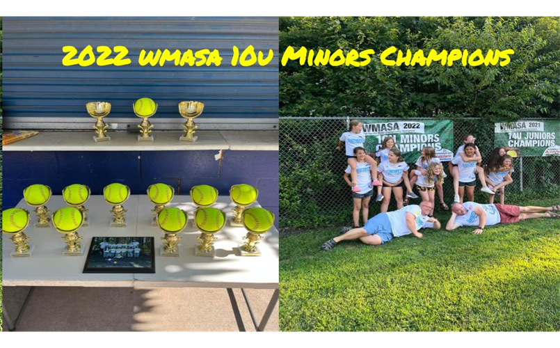 2022 10u Softball Champions